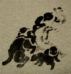 月と熊